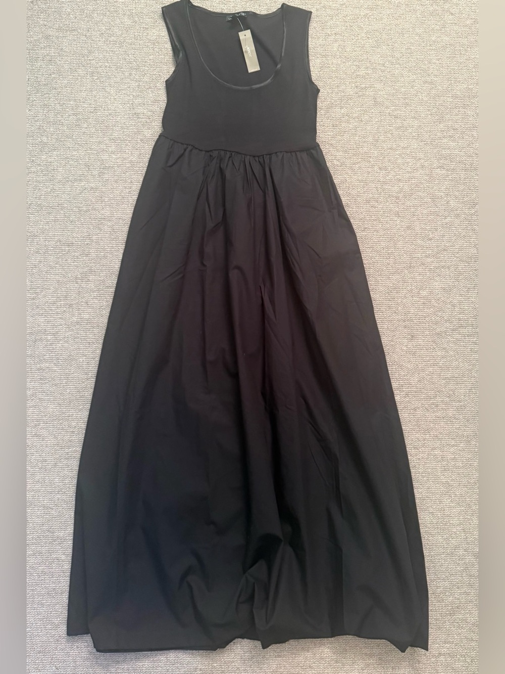 J Crew Black Sleeveless Maxi Skirt Dress